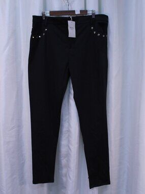 Elegant Black Skinny Women's Pants
